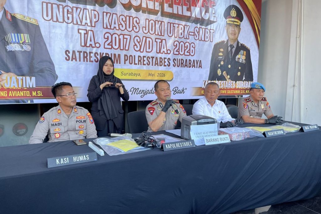 Polrestabes Surabaya Bongkar Sindikat Joki UTBK: Beroperasi 9 Tahun